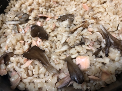 鮭の炊き込み飯 Salmon Mixed Rice