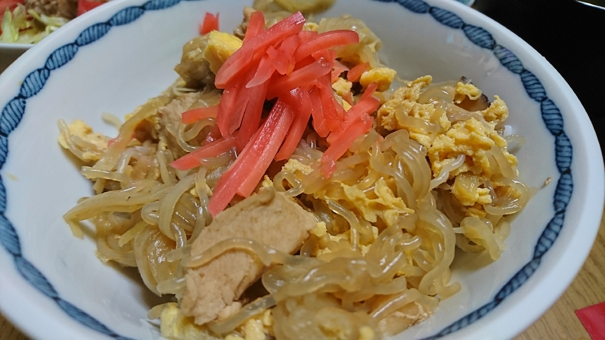 鶏むね肉で親子丼