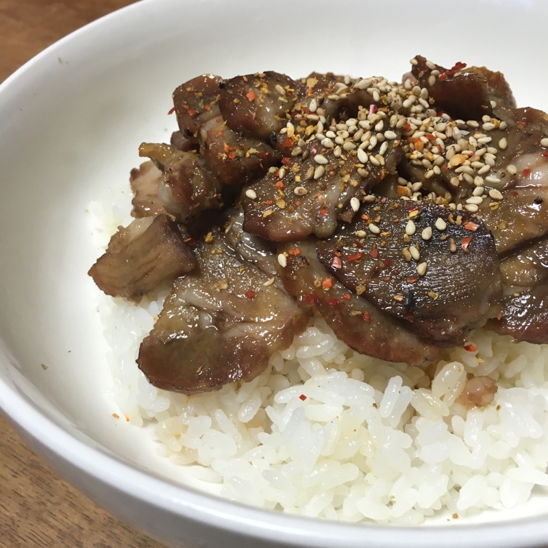 チャーシュー丼