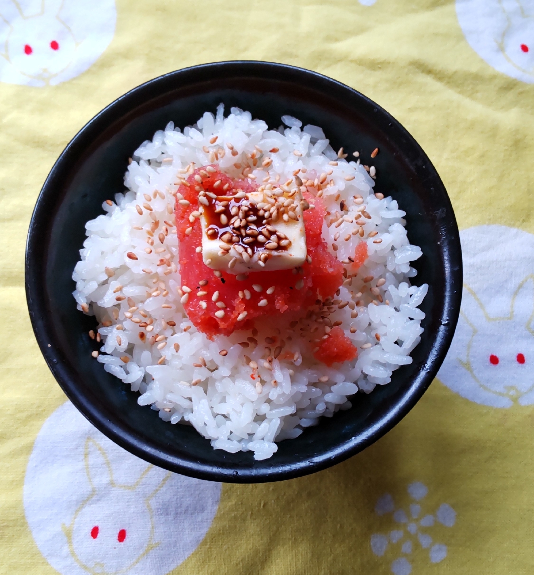 明太子バターごはん♪