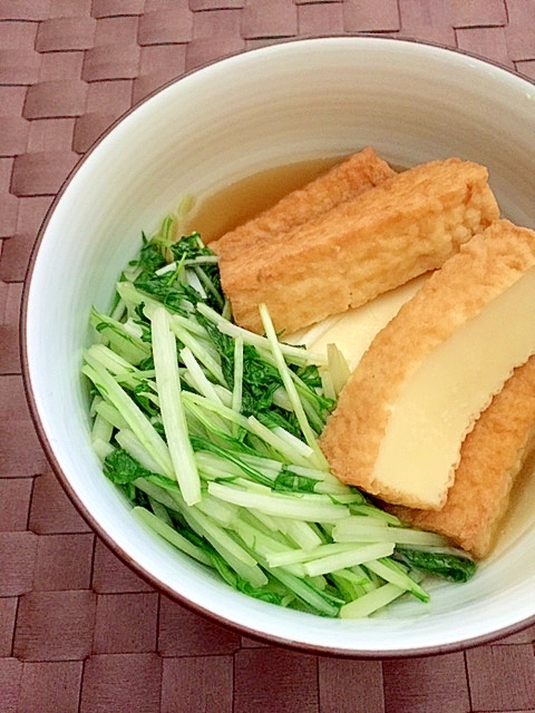 焼いて美味しい絹揚げと水菜の煮物 レシピ 作り方 By はぁぽじ 楽天レシピ 焼いて美味しい絹揚げと水菜の煮物 レシピ 作り方 By はぁぽじ 楽天レシピ