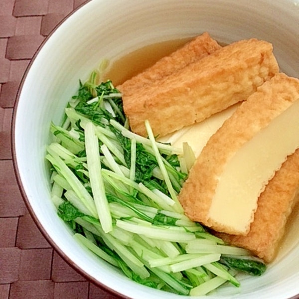 焼いて美味しい絹揚げと水菜の煮物 レシピ 作り方 By はぁぽじ 楽天レシピ 焼いて美味しい絹揚げと水菜の煮物 レシピ 作り方 By はぁぽじ 楽天レシピ