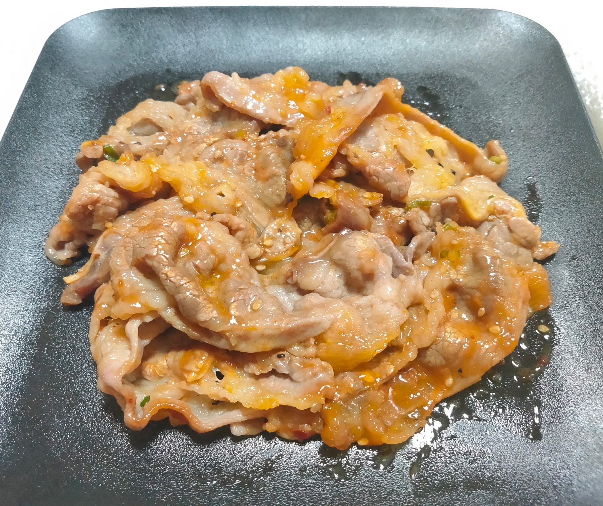 牛バラ肉のオレンジ漬け焼き