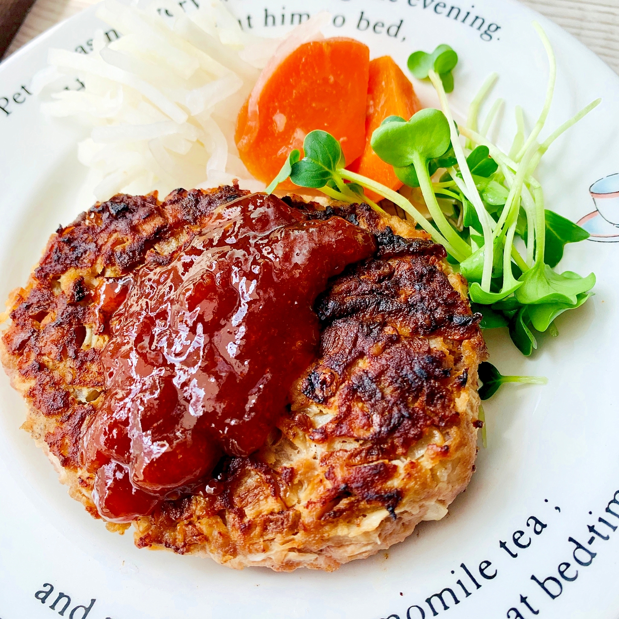 ◆○シャキシャキれんこんハンバーグ○◆卵なし