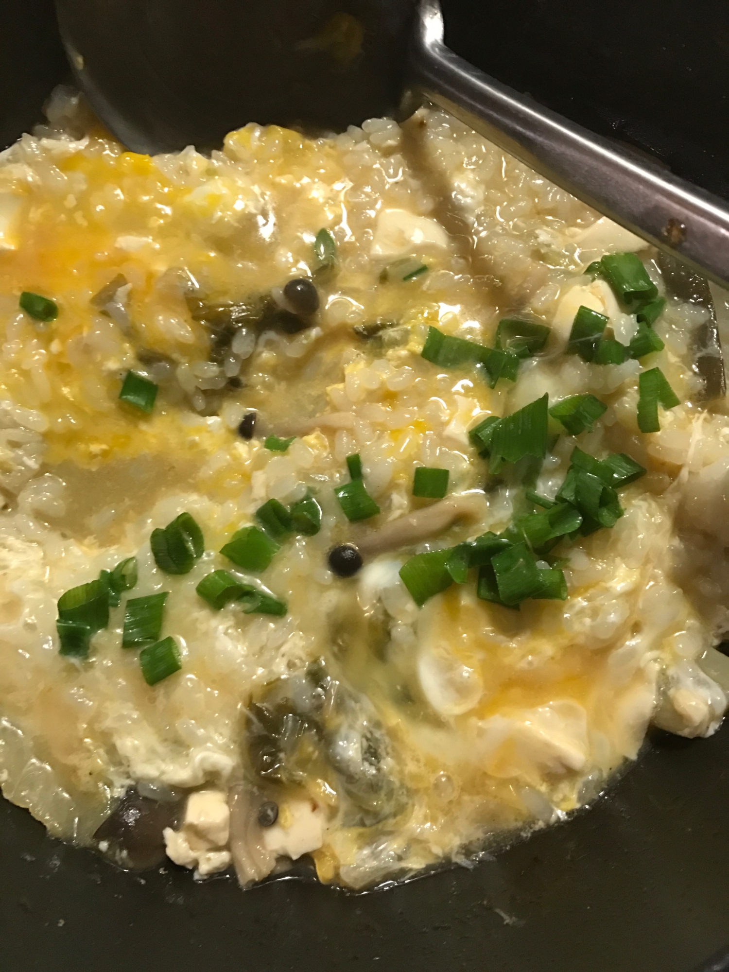 寄せ鍋の残りつゆで 卵雑炊 レシピ 作り方 By ボンド子 楽天レシピ