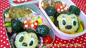 ミニーちゃんのキャラ弁☆