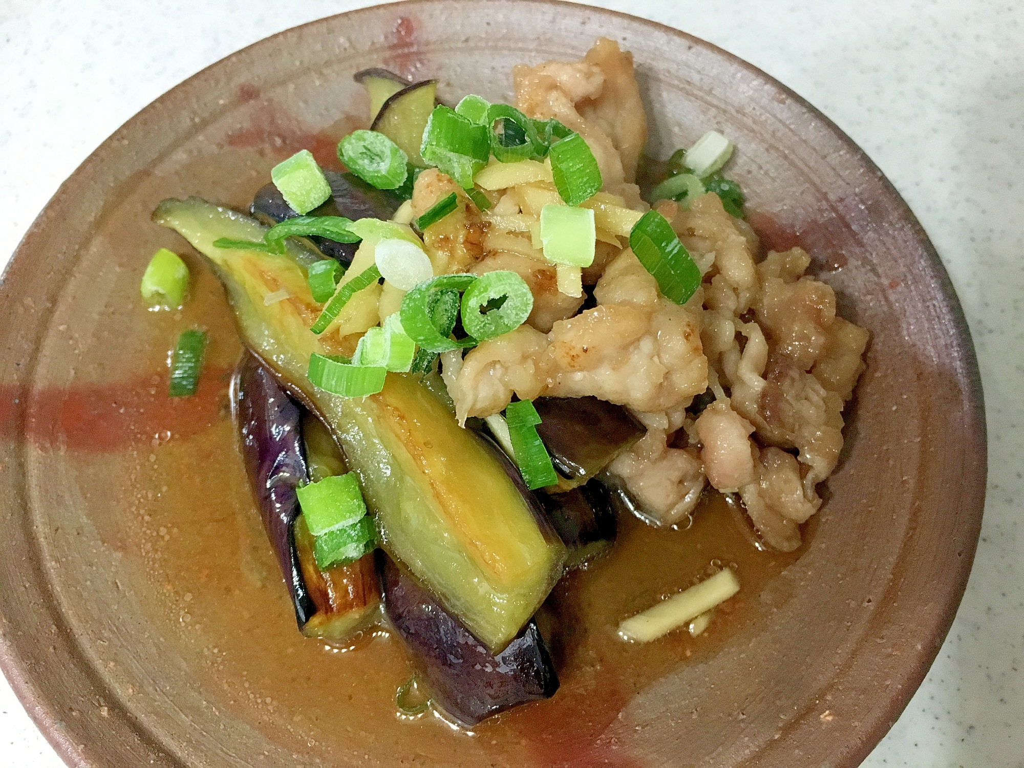 夏☆茄子と豚肉の焼きびたし☆生姜味が美味しい