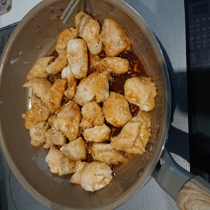 鶏むねの酢醤油どんぶり