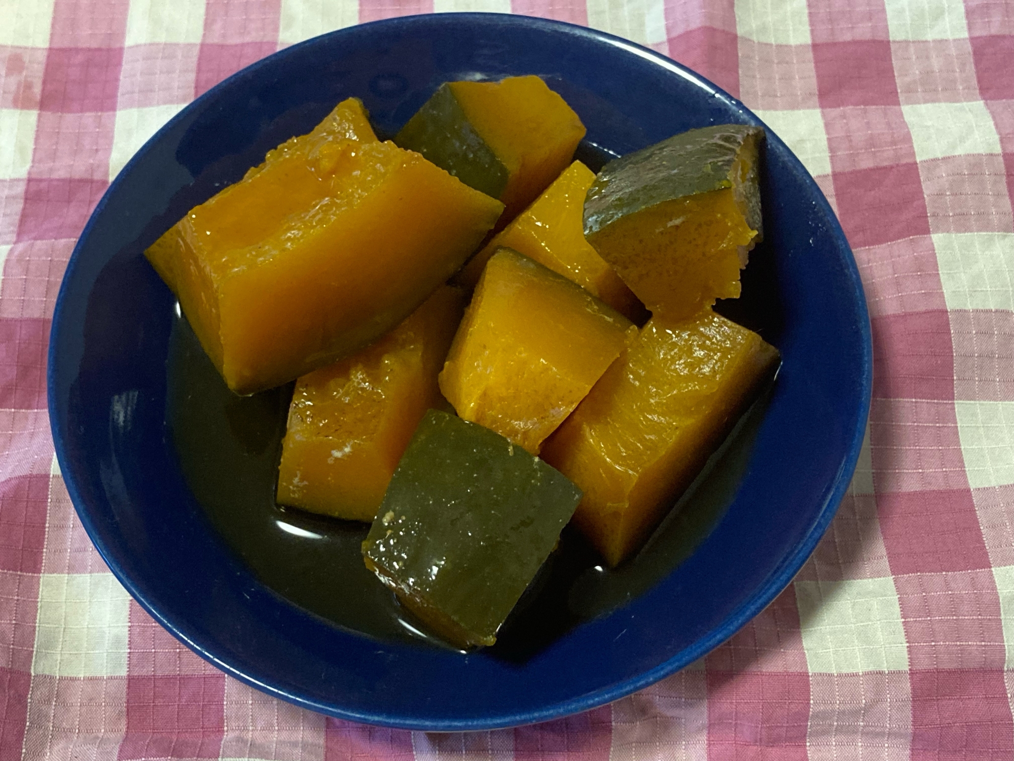 うちのおかず　かぼちゃの煮物