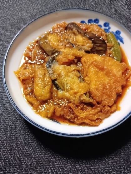 天ぷらの残りでつくるしょうゆ煮