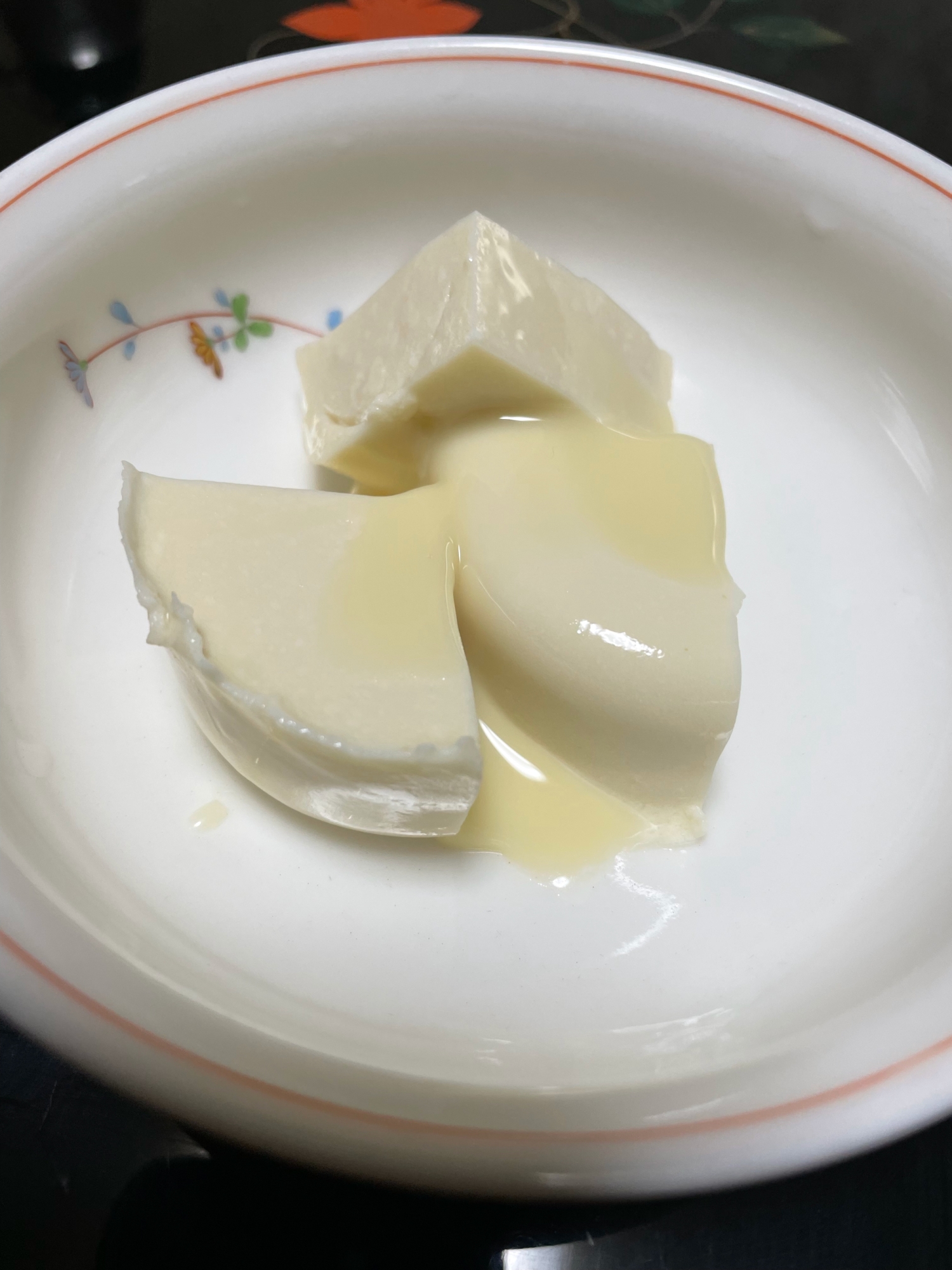 豆乳とクリームチーズの寒天