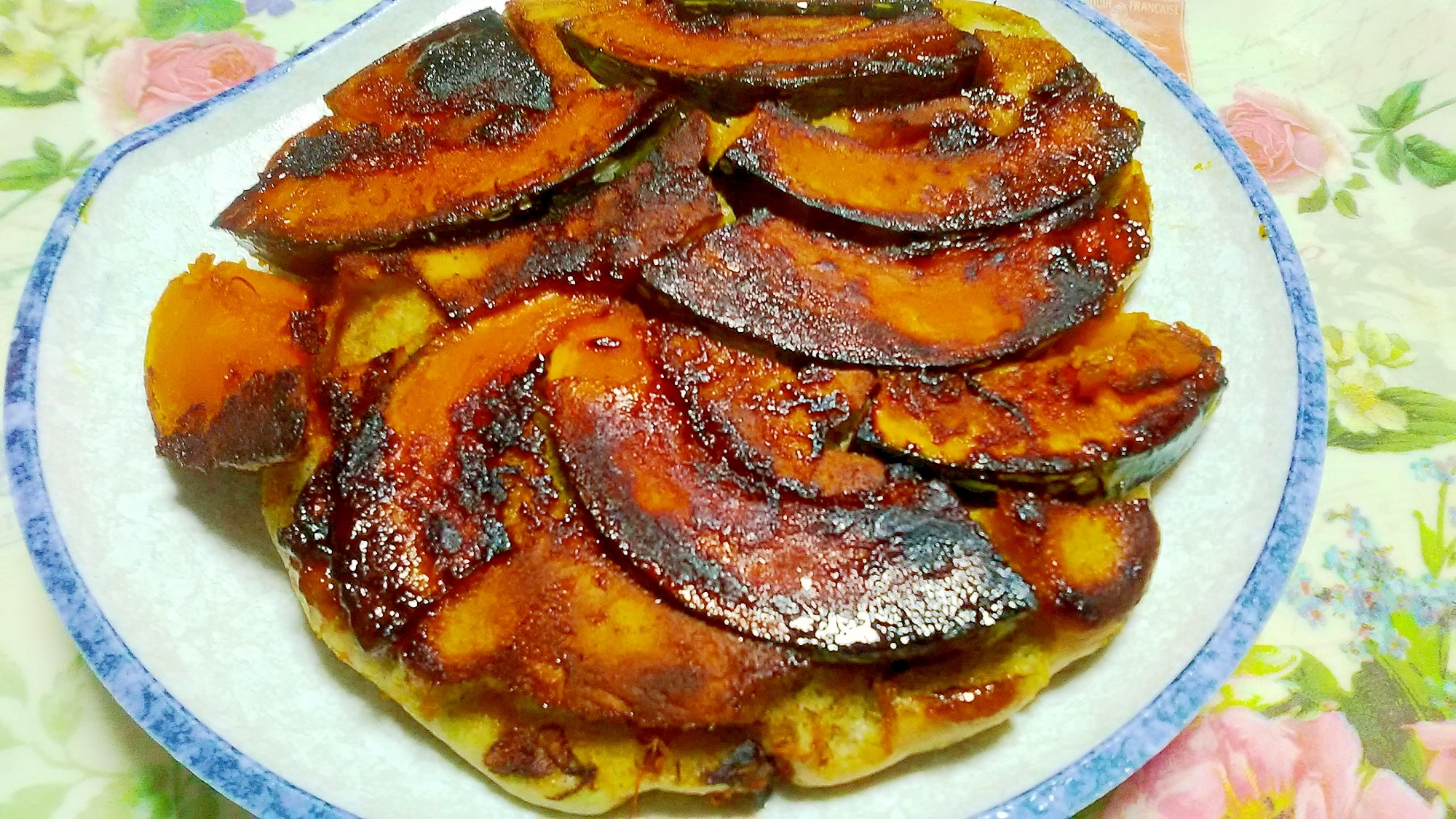かぼちゃ入り野菜ジュースのパンケーキ