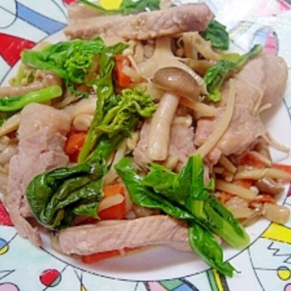 豚ロースと菜の花の味噌炒め レシピ 作り方 By すいかサマ 楽天レシピ 豚ロースと菜の花の味噌炒め レシピ 作り方 By すいかサマ 楽天レシピ