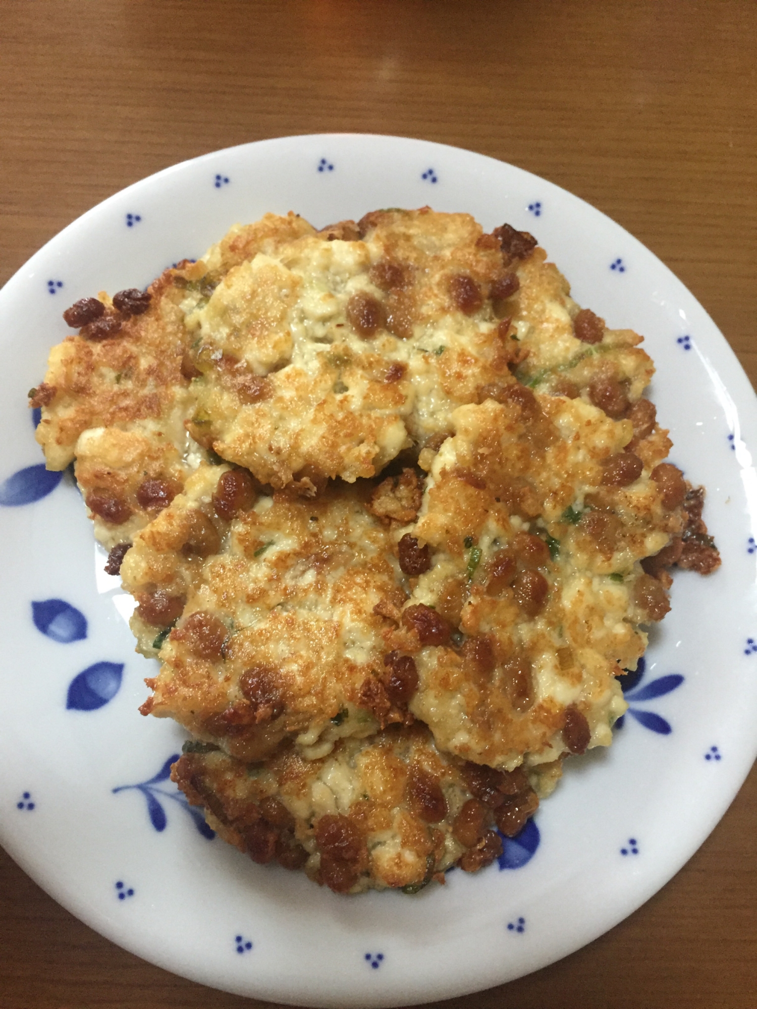 納豆と豆腐のサクフワ揚げ