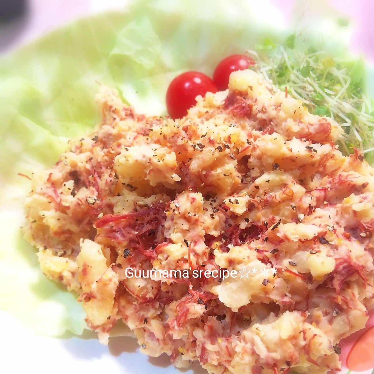 レンジで簡単♡大人味♡コンビーフポテトサラダ