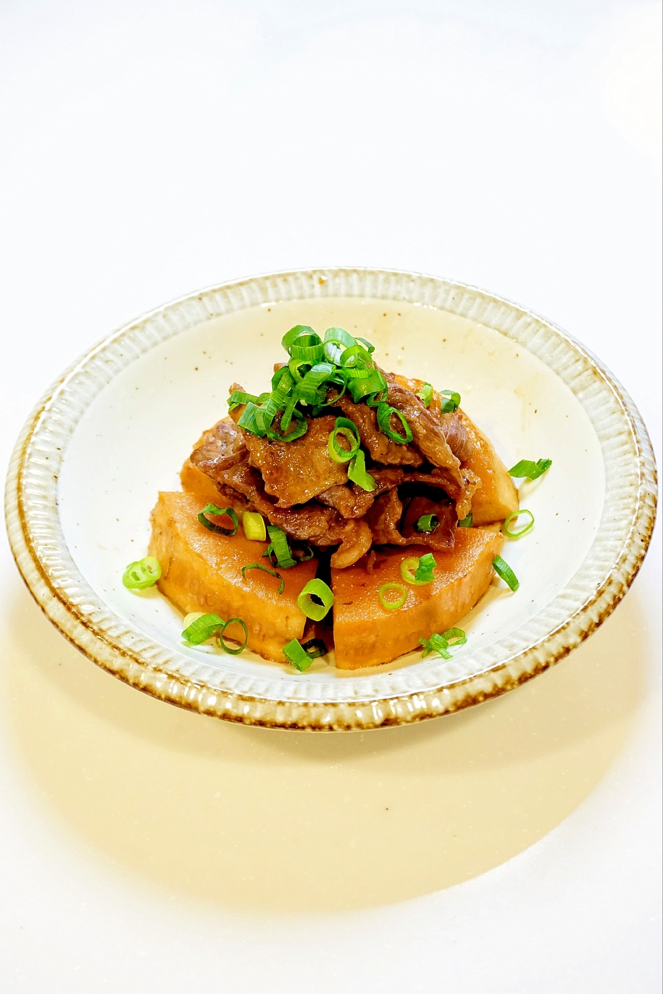 噛むごとに幸福感が増す！タケノコと牛肉のうま煮