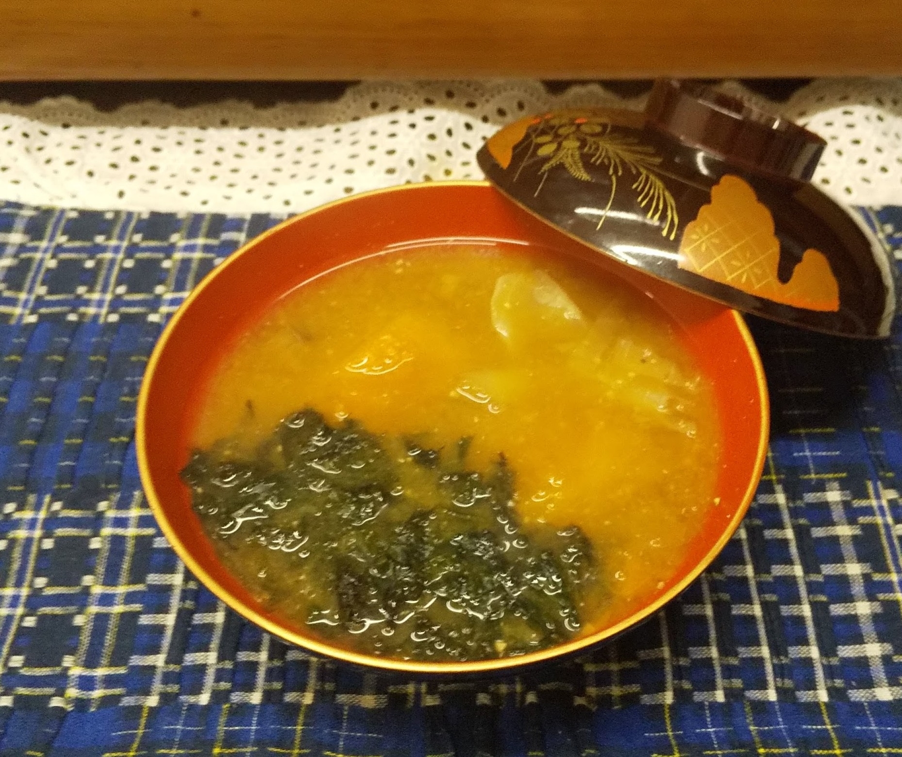 かぼちゃお味噌汁