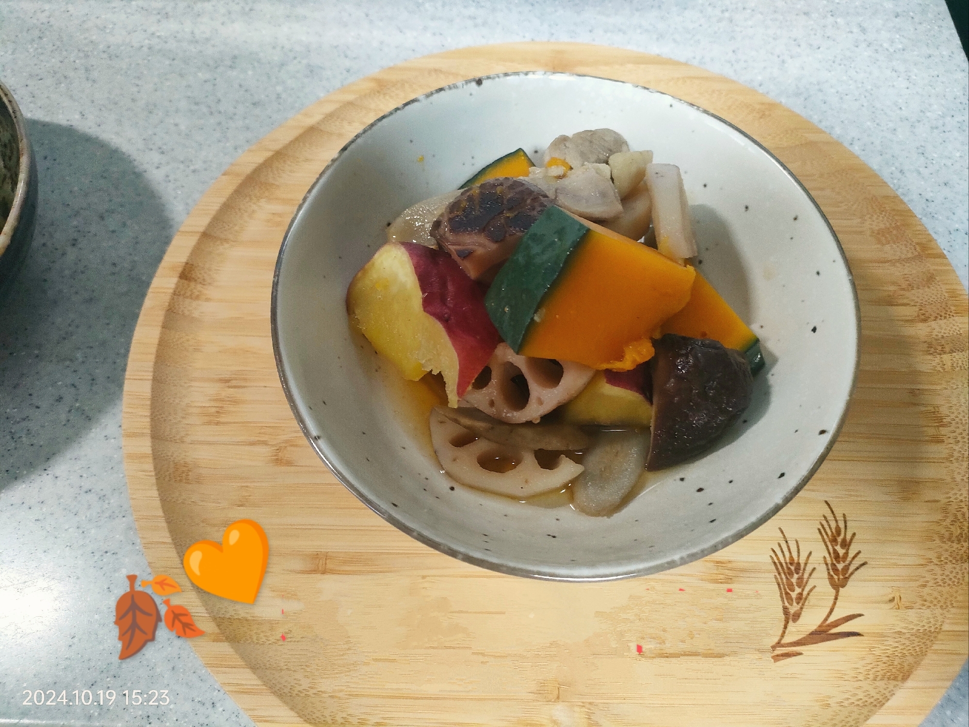 秋の彩り筑前煮