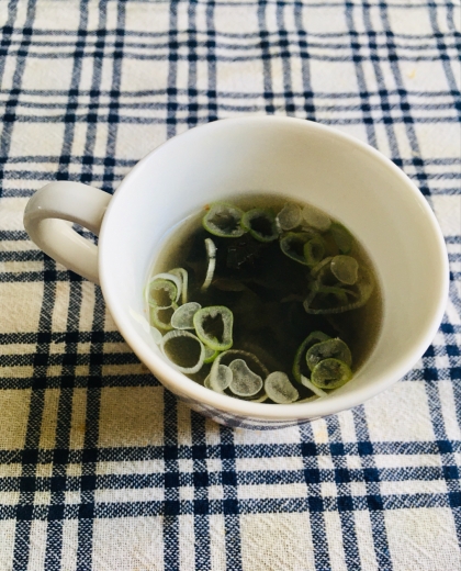 わかめの中華スープ