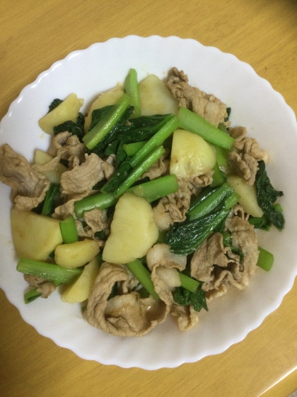 じゃがいも合いますね！お味も良いです！
教えてくださりありがとうございます！
