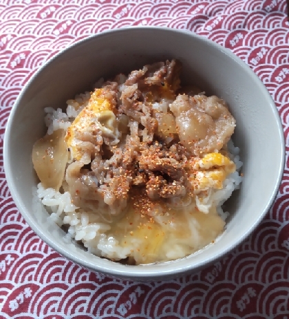 牛とじ丼