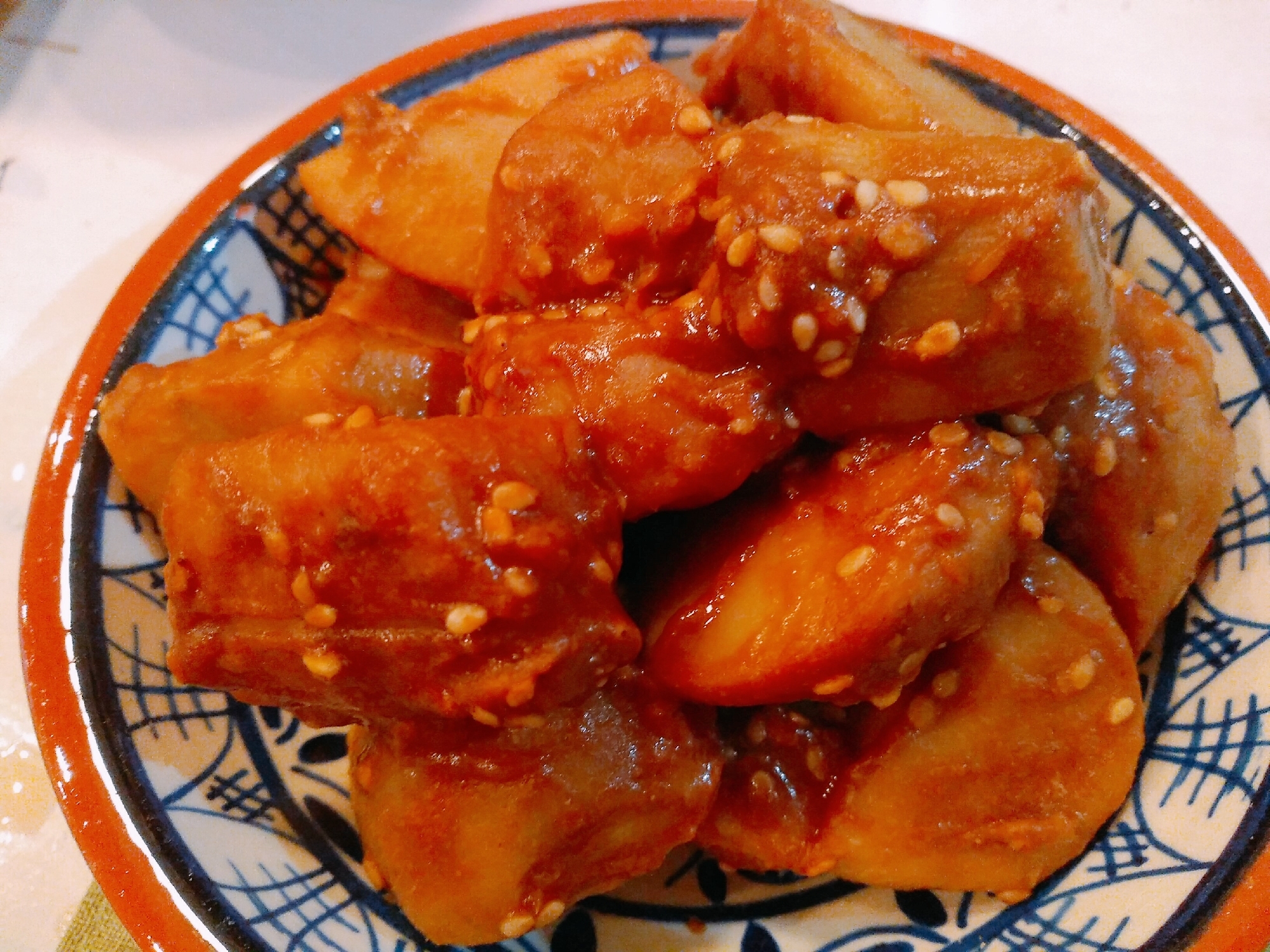 ねっとり！里芋の味噌の味噌煮☆