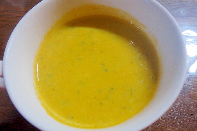皮つき南瓜のスープ