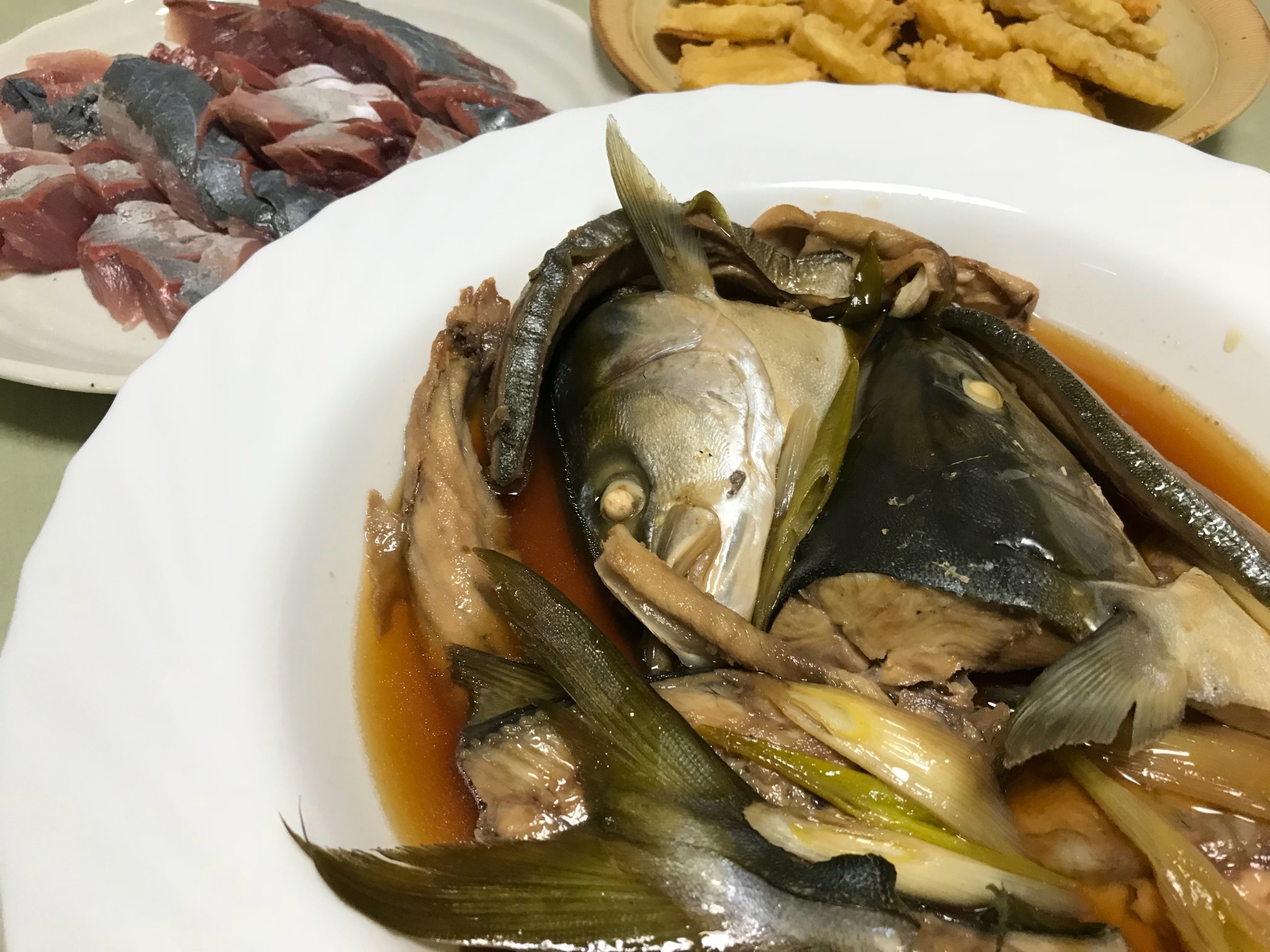 簡単！魚のアラ煮