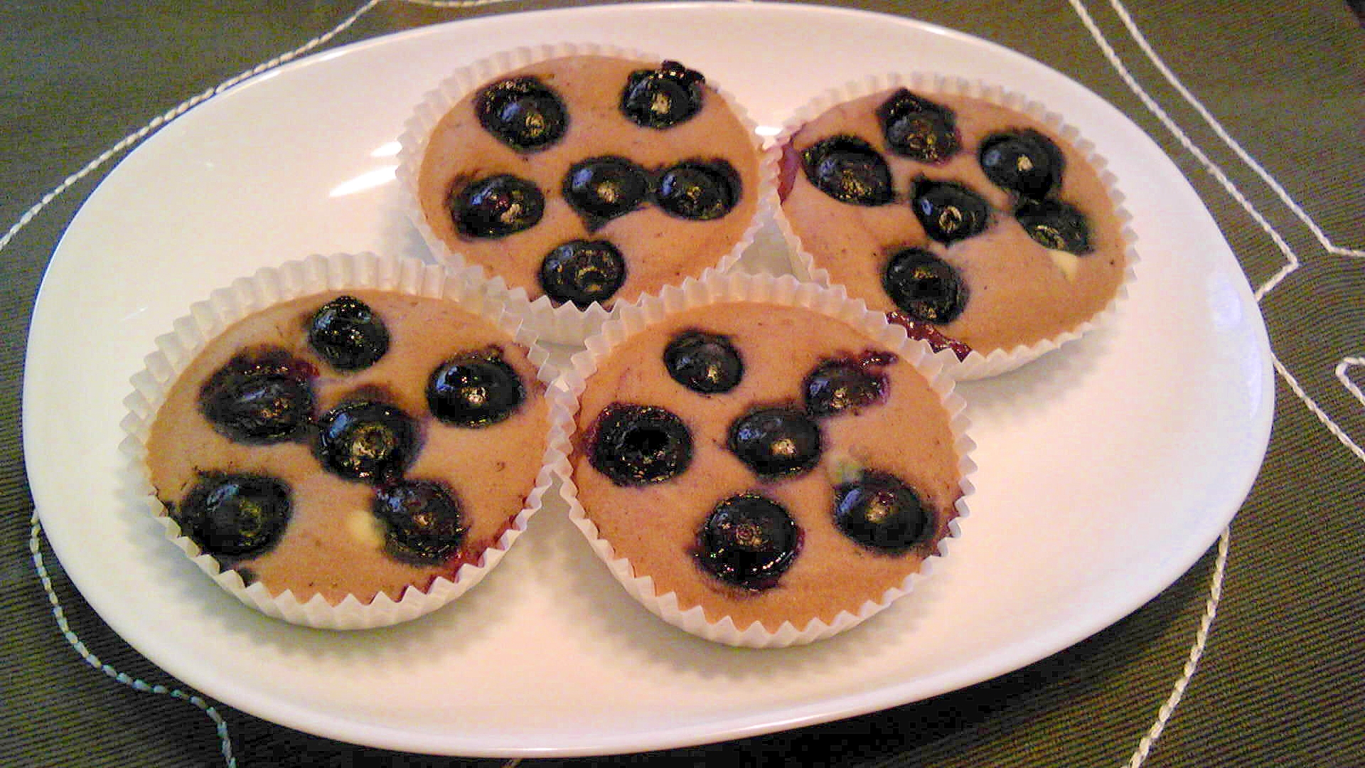 米粉パンケーキ 山ぶどう ブルーベリー レシピ 作り方 By Yushiyutot 楽天レシピ