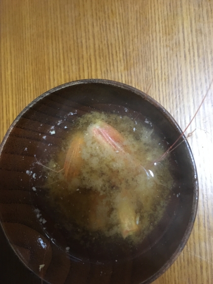 甘エビのお味噌汁