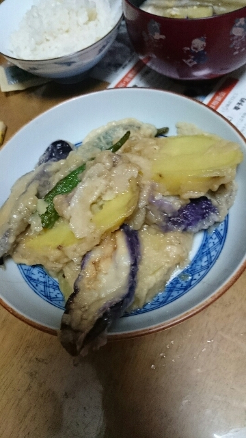 天ぷらリメイク！天丼！