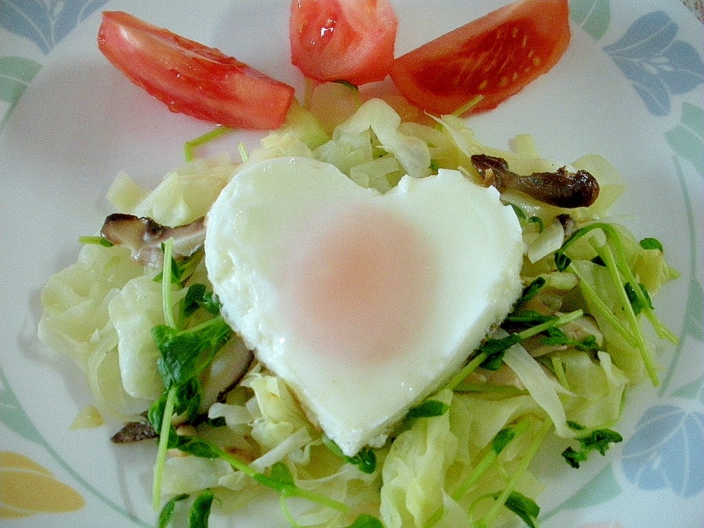 バレンタインに！♡ハートの目玉焼き♡ レシピ・作り方 by kojarin7