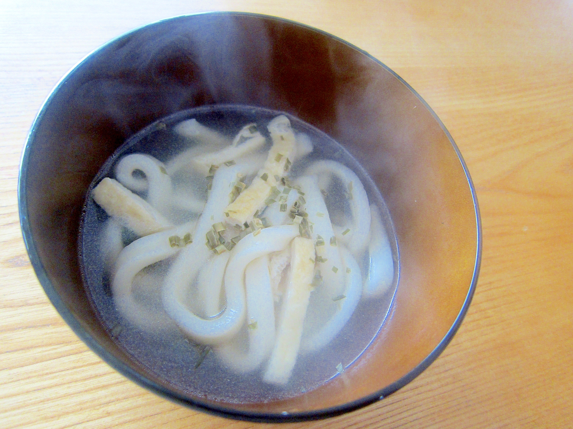 油揚げと葱の饂飩