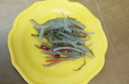 短いきんぴら(お弁当用)