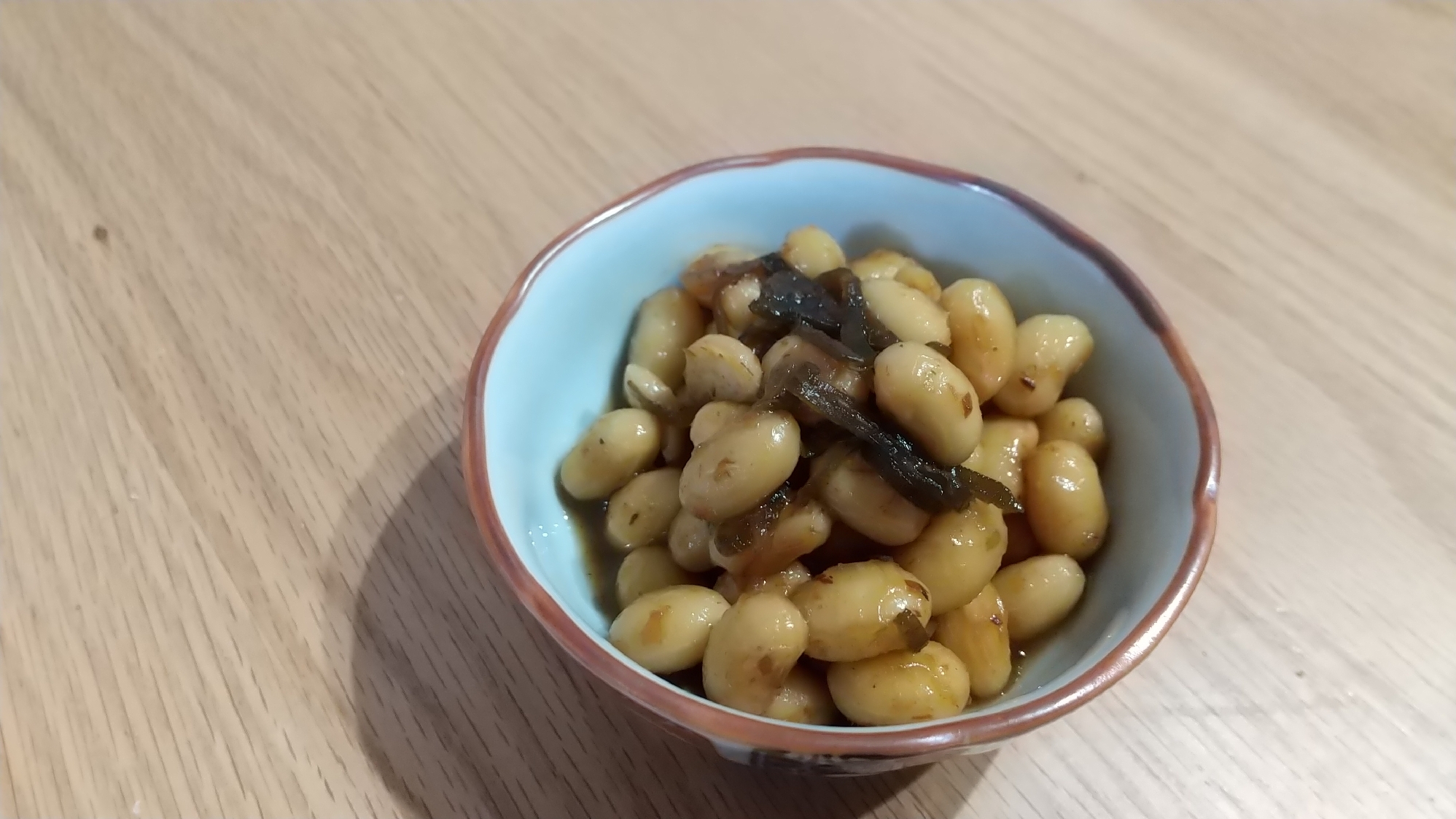 簡単に副菜❗️大豆の塩昆布煮