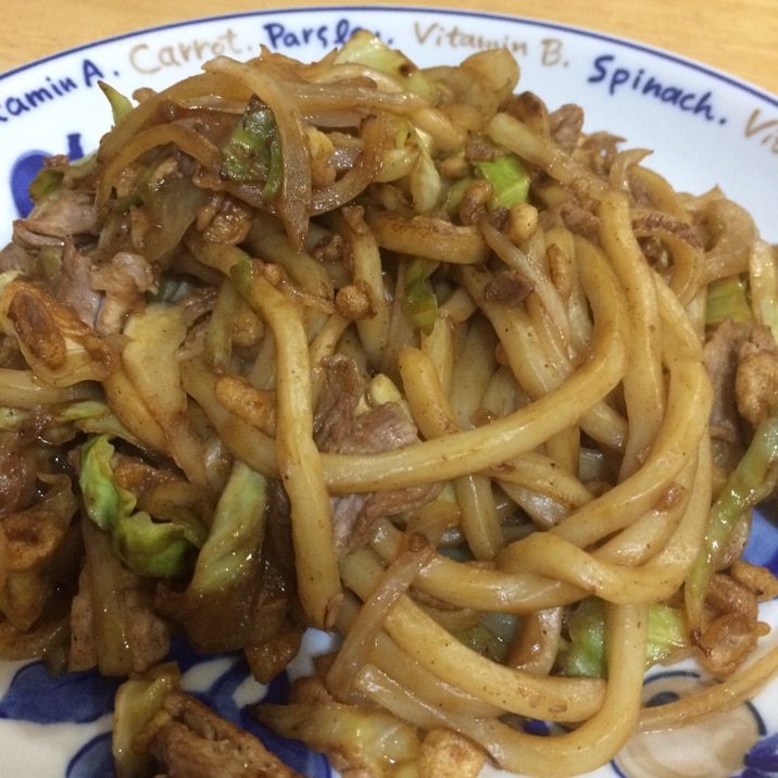 ホルモン焼うどん(*´艸`)