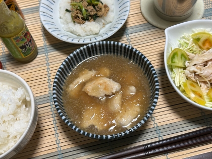 鶏肉の生姜みぞれあんかけ