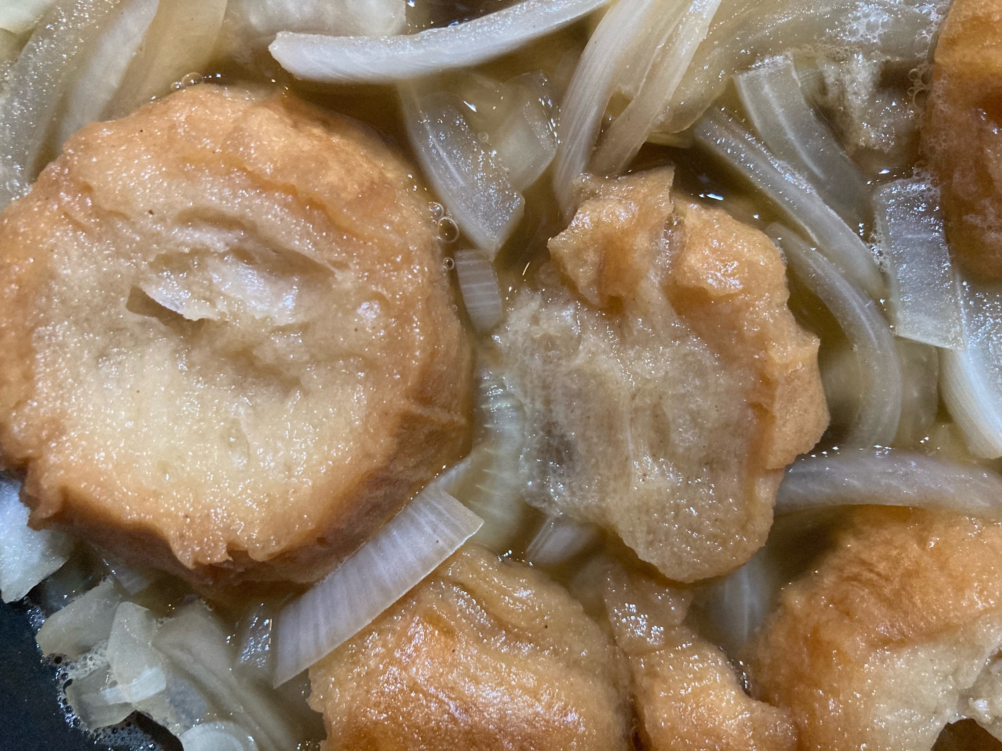 油麩とたまねぎのカレー風味煮