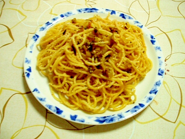 和風めんたいスパゲティ
