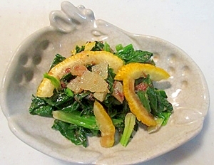 おせちの残りで!ほうれん草の数の子和え