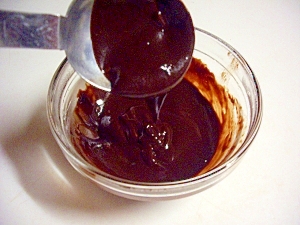 レンジで簡単 チョコクリーム