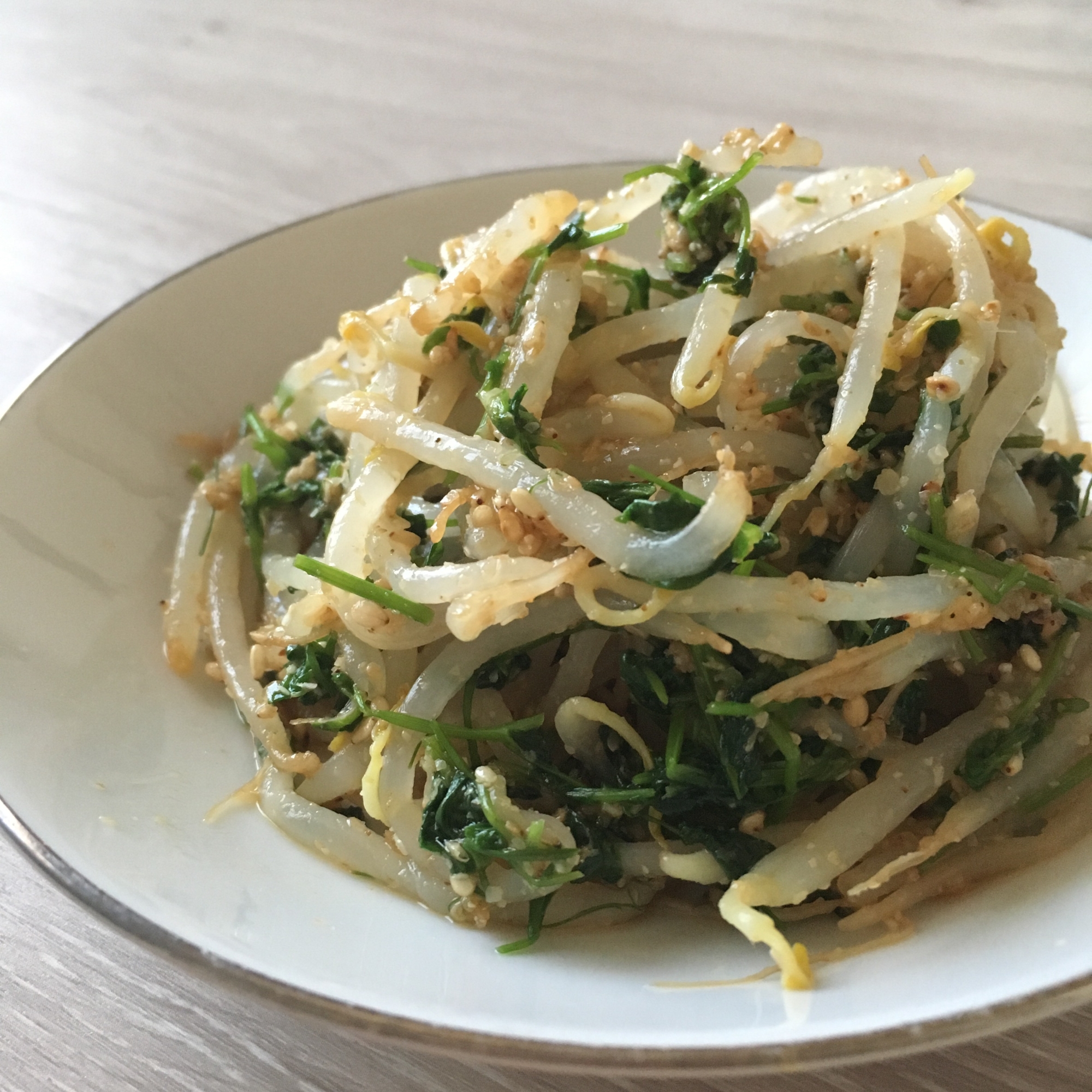 もやしと豆苗の中華和え♪