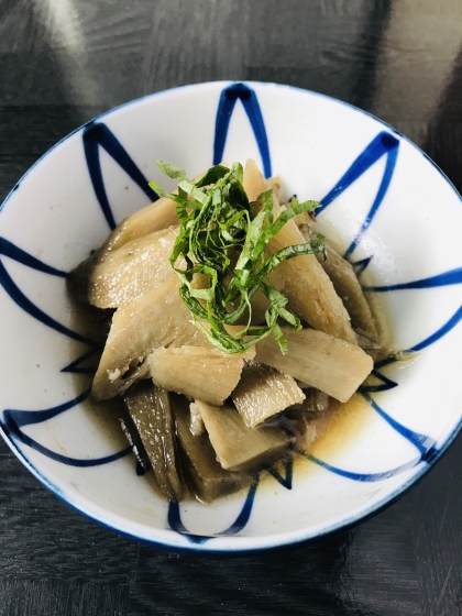 柔らか牛蒡だけの煮物レシピ♪