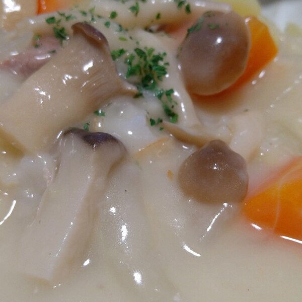 きのこたっぷり クリームシチュー レシピ 作り方 By えびんげん 楽天レシピ きのこたっぷり クリームシチュー レシピ 作り方 By えびんげん 楽天レシピ