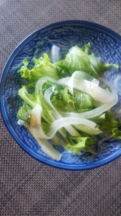 レタスと新玉ねぎのサラダ