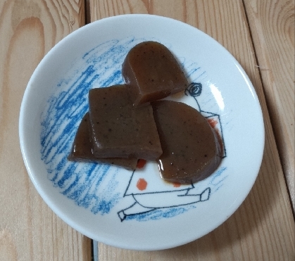 レンジでこんにゃくの煮物