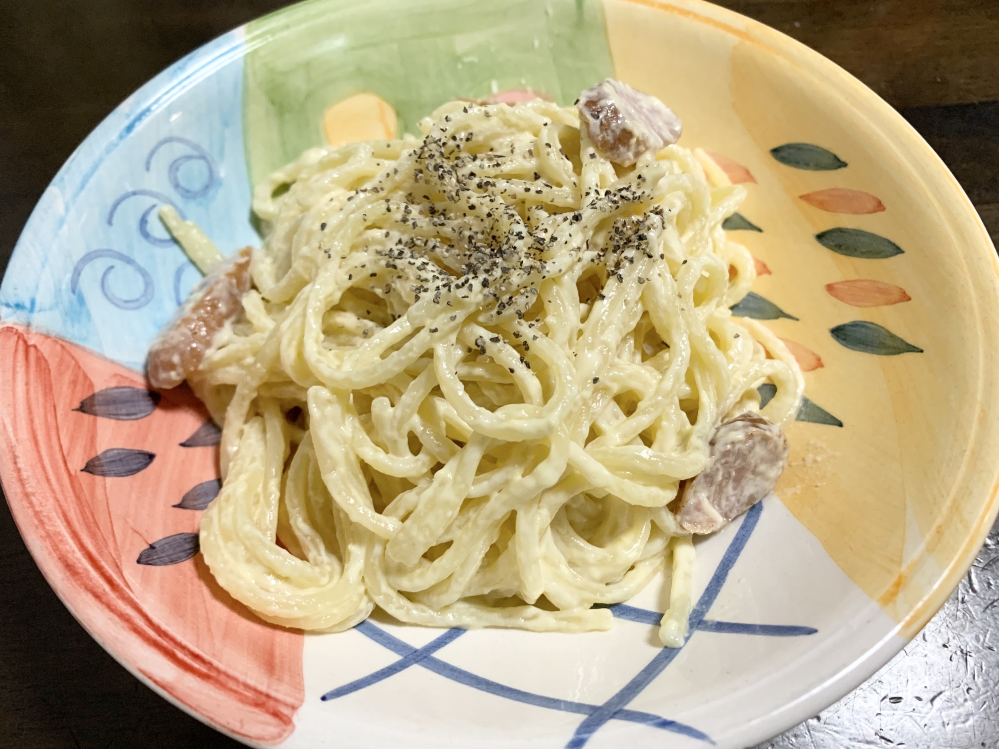 パスタレシピ　カルボナーラ