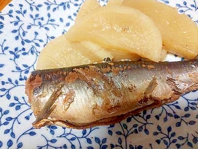 鰯と　大根の　煮物