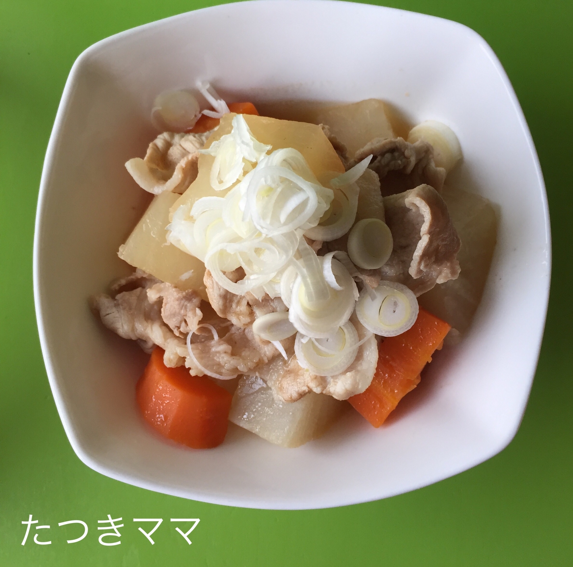 幼児と一緒に食べられる薄味!大根の煮物