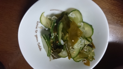 翌日食べるとまたきゅうりが柔らかくなって美味しいですね！ご馳走様です！